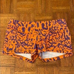 FLEO Vibrant Orange and Purple combat Shorts Medium